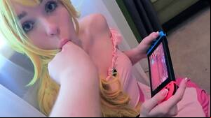 Mario Peach Porn Blowjob - Its.PORN - Princess Peach POV Sloppy Blowjob and Facial