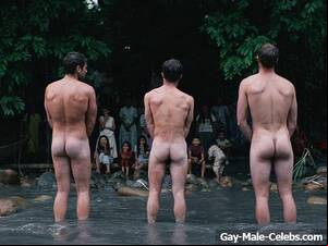Daniel Radcliffe Gay Porn - Alex Russell, Joel Jackson and Daniel Radcliffe Nude Scenes in Jungle - Gay -Male-Celebs.com